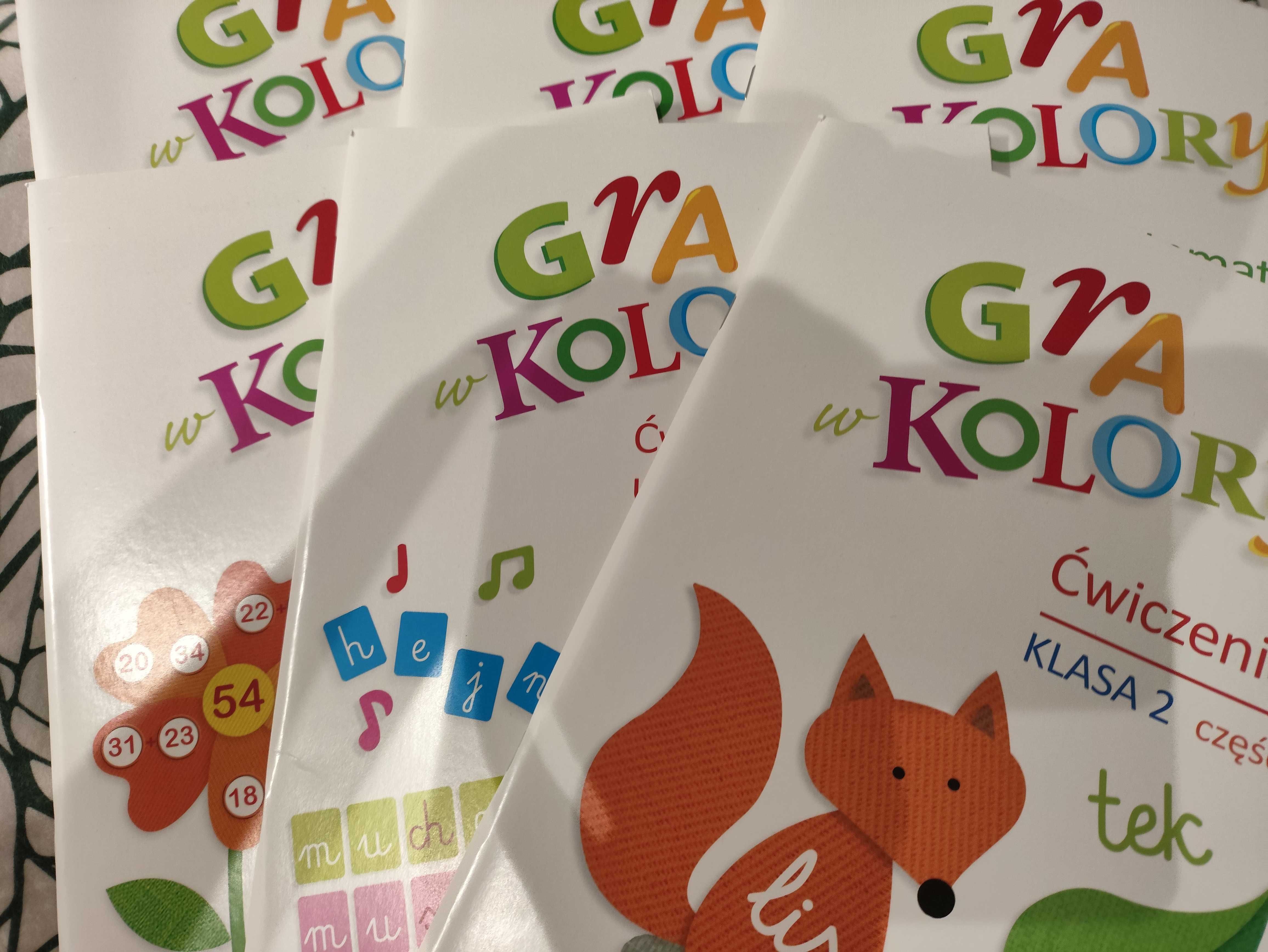 Ćwiczenia gra w kolory klasa 2 juka