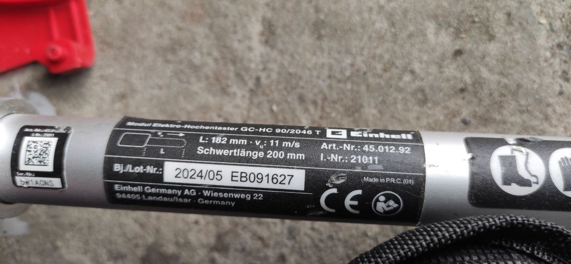 Części elementy Einhell gc-hh 9046 nożyce elektryczne żywopłotu gc-hc