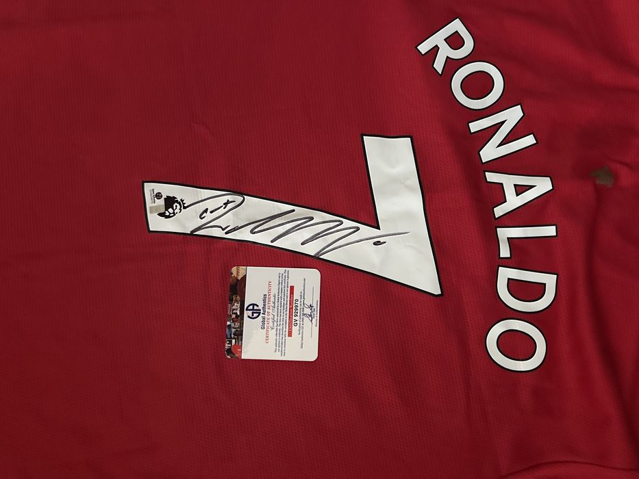 Koszulka Cristiano Ronaldo z autograf z certyfikatem