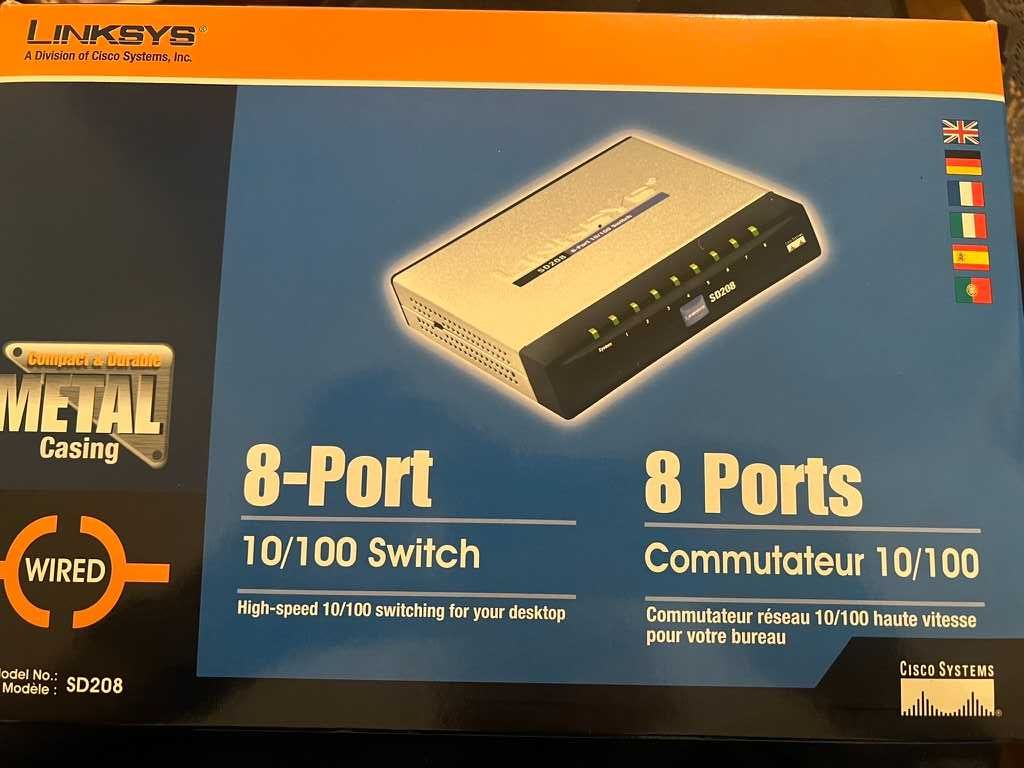 Switch sieciowy Linksys SD208 nowy