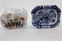 2 Saleiros NG decoração Chinesa Dinastia Ming e Qing