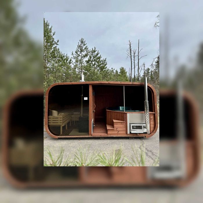 Sauna & Balia 2 w 1 Spa Ogrodowe PREMIUM HOT TUB Bania Jacuzzi