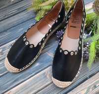 Espadryle mokasyny damskie  W.S Shoes 37