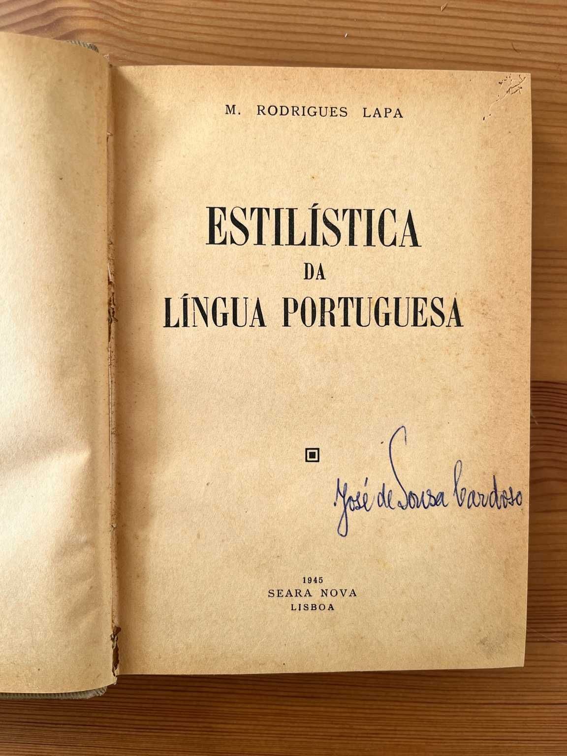 Estilística da Língua Portuguesa - M. Rodrigues Lapa - 1945