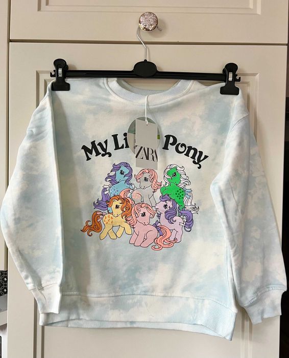 Nowa bluza Zara limited My Little Pony dla dziewczynki rozmiar 140