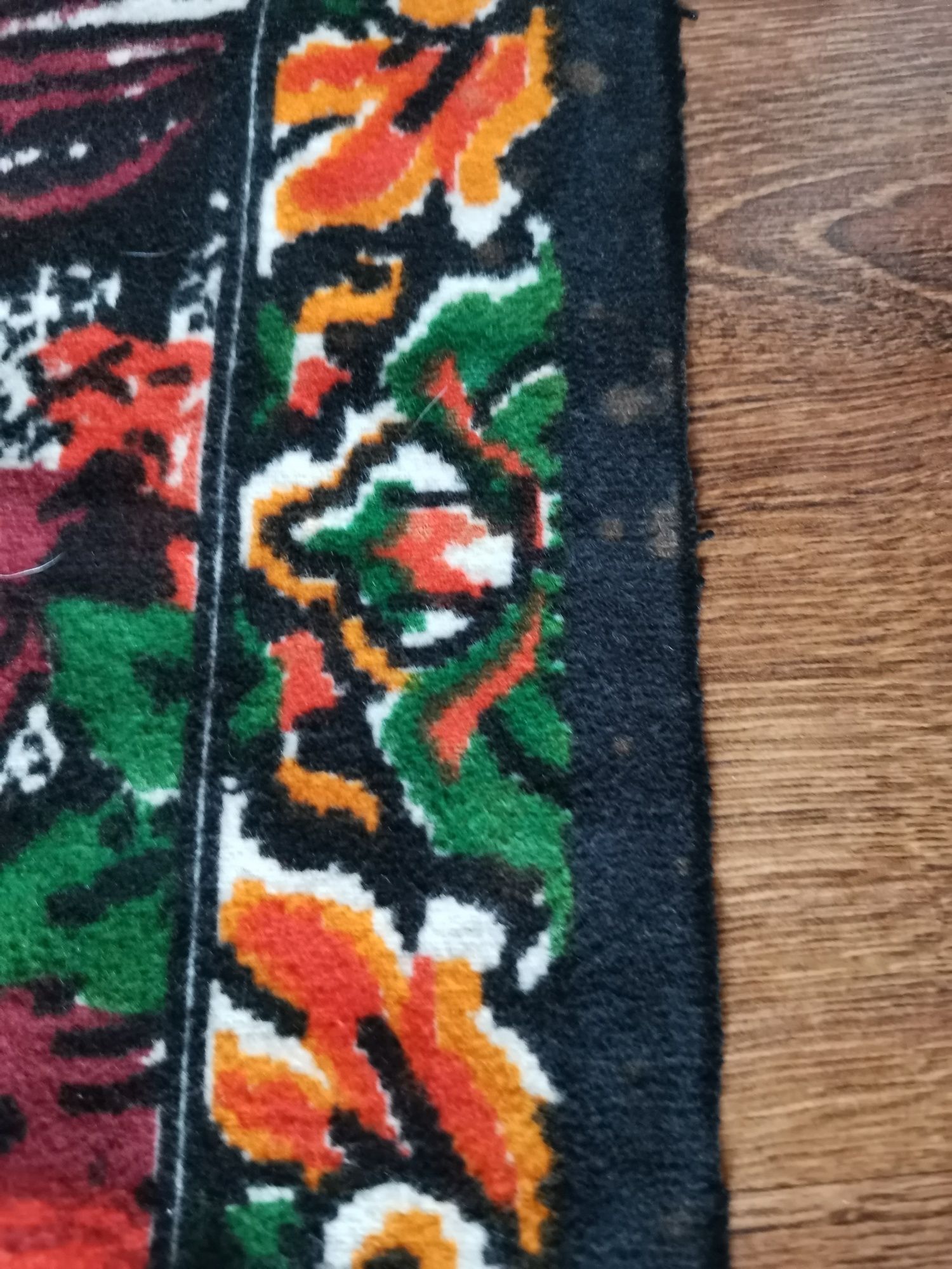 Kilim makata z frędzlami pawie