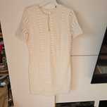 Sukienka boho Zara xl 42 xxl 44 krótki rękaw HM letnia mini koktajlowa