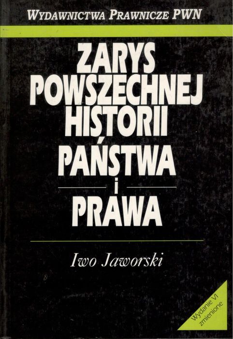 Zarys Powszechnej Historii Państwa I Prawa Iwojaworski Ax26450