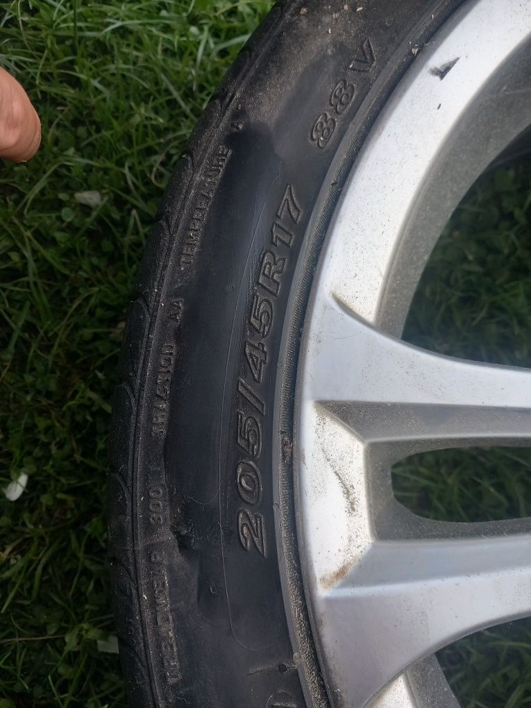 Felgi 17 Volkswagena seat 5x100 z opo ami letnimi