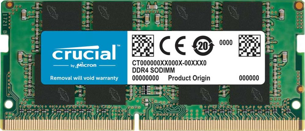 Nowa pamięć RAM Crucial Micron CT8G4SFRA32A 16 GB 2x8 GB DDR4 3200Mhz