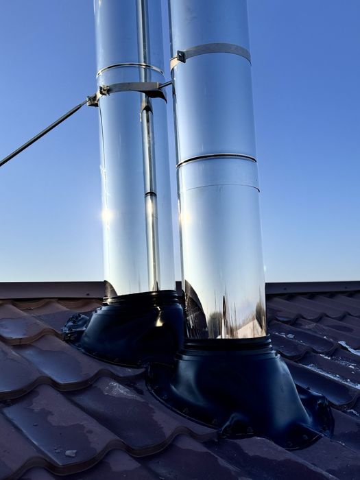 Монтаж Димоходу Димарів Сауни Котли Камінів Та печей