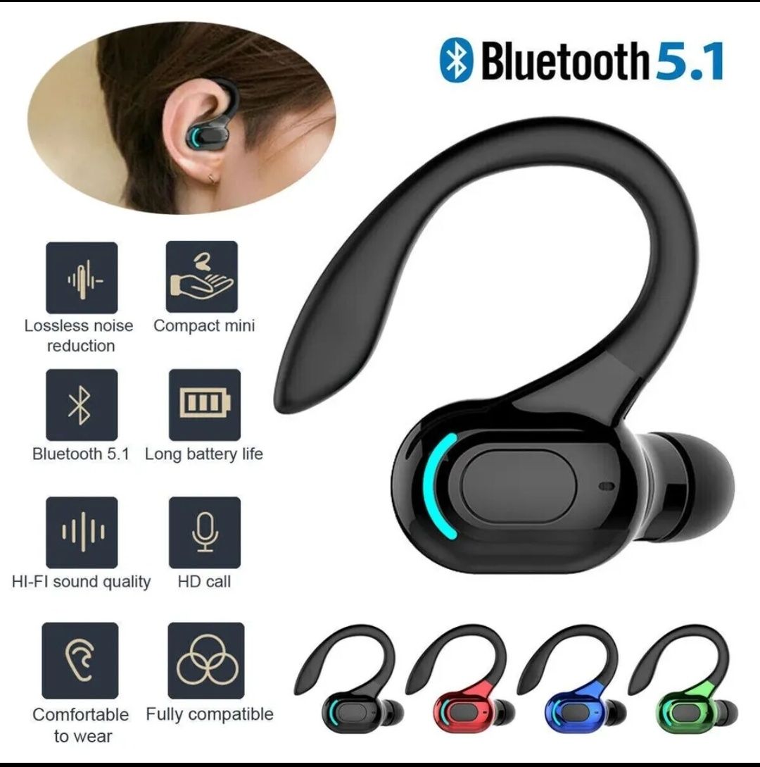 Навушник Bluetooth 5.2 гарнитура Q Sound MF8 LW, чудовий мікрофон