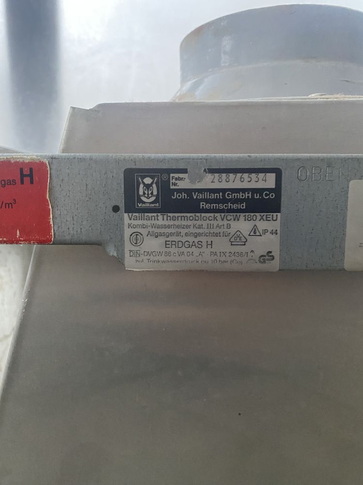 Газовий котел Vaillant Thermoblock VCW 180 XEU