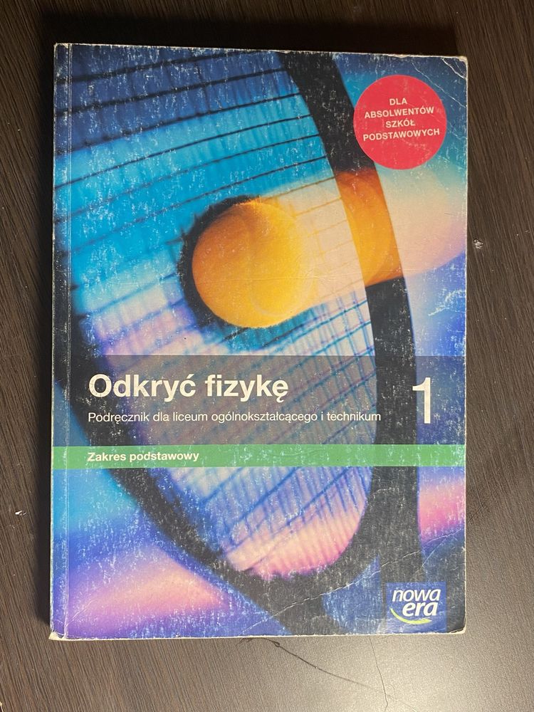 Podręcznik z fizyki klasa1 Liceum technikum Zakres Podstawowy