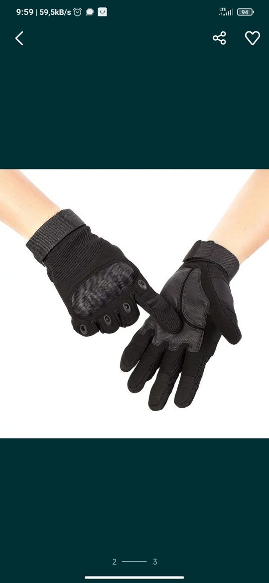 rękawiczki z ochroną na kostki