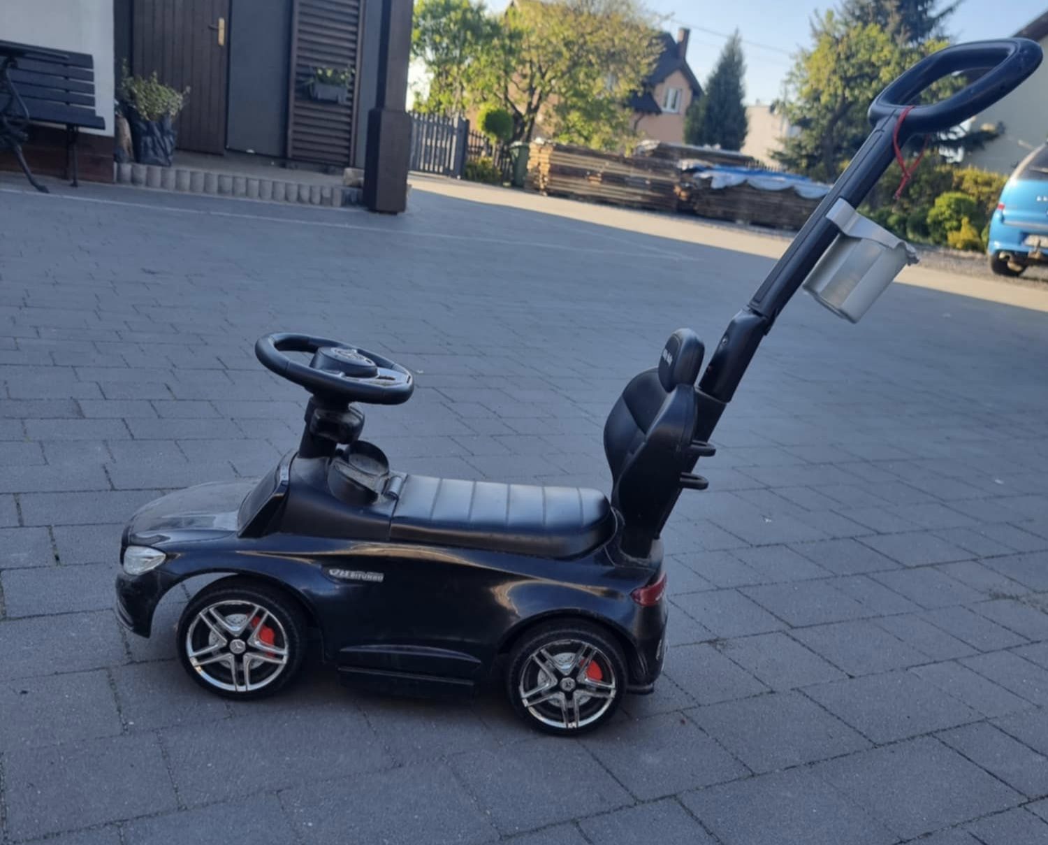 Pchacz jeździk auto Mercedes