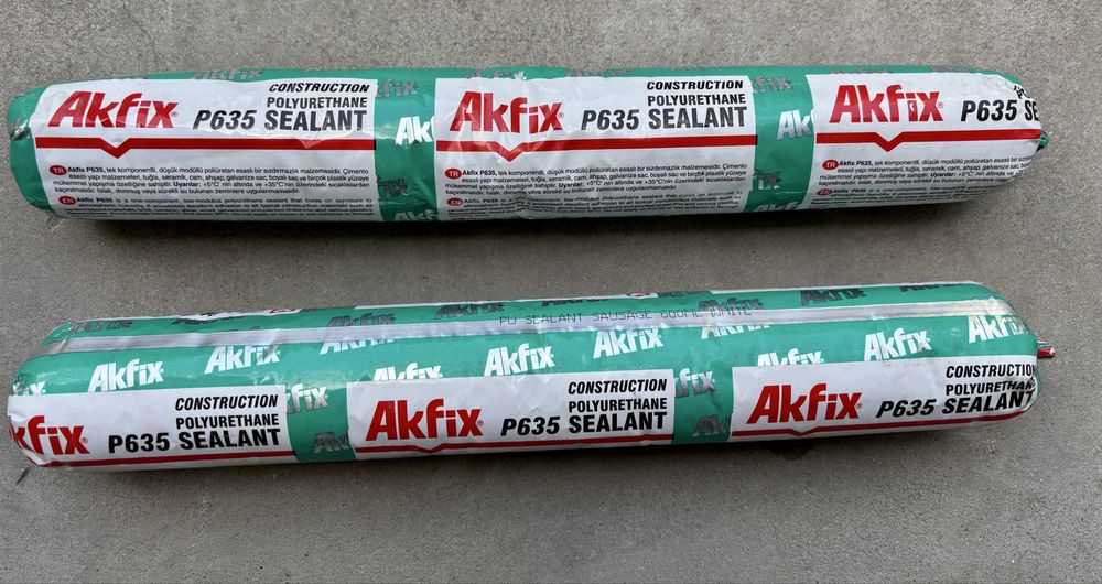 Uszczelniacz poliuretanowy Akfix P635 - Biały - 600 ml. 2 szt.
