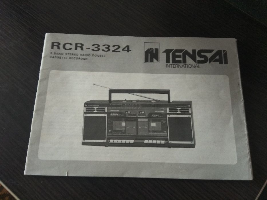 Tensai rcr-3324 магнитофон винтаж магнитола старая обмен