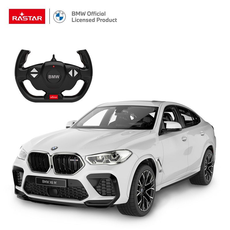 Autko auto zdalnie sterowane  BMW X6 M 1:14 RASTAR Biały