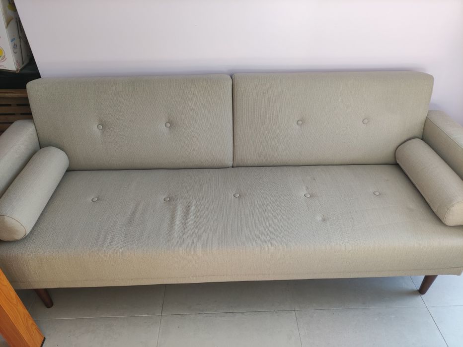 Sofá cama 3 lugares laredoute