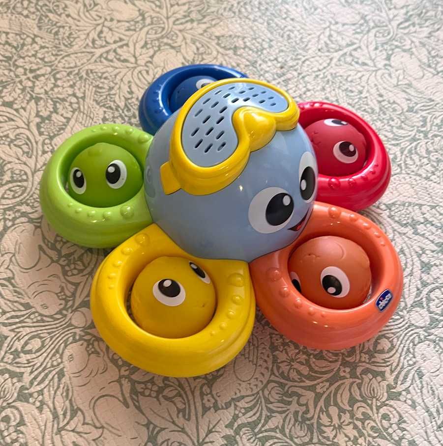Chicco Billy the Octopus Bath Toy - Como Novo