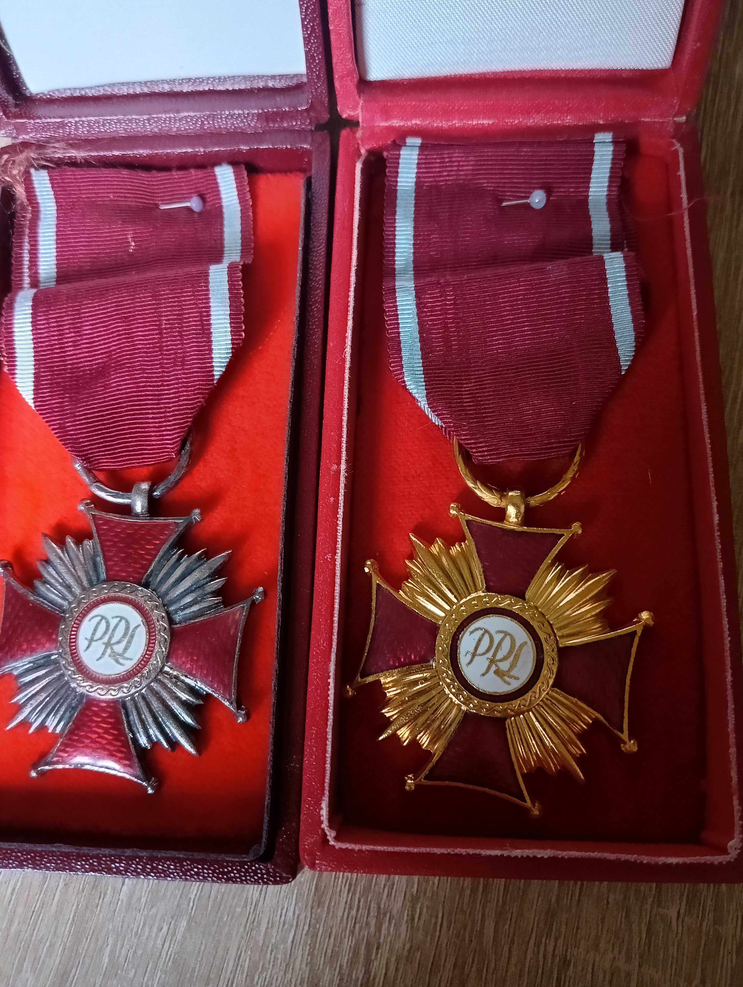 Medal-złoty ,srebrny Krzyż zasługi PRL