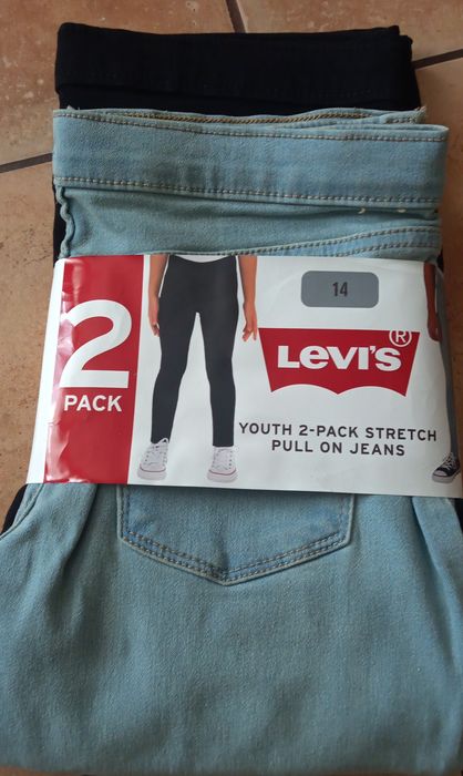 Spodnie Levi's stretch pull on jeans wiek 13-14lat