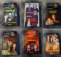 50 livros diversos em português, inglês e francês