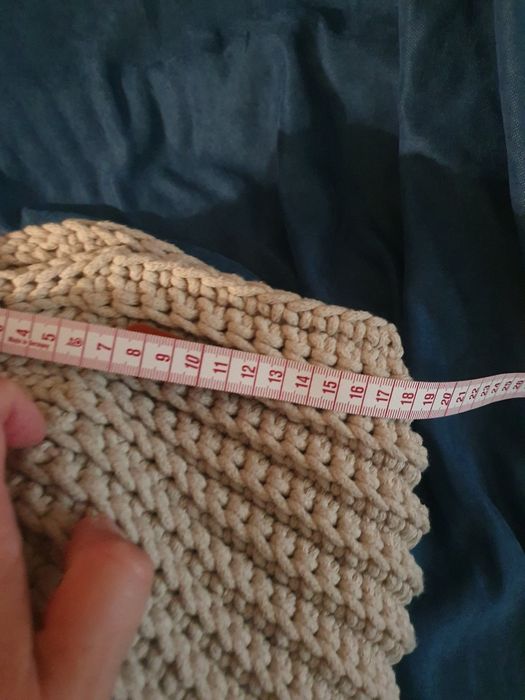 Torba handmade beżowa