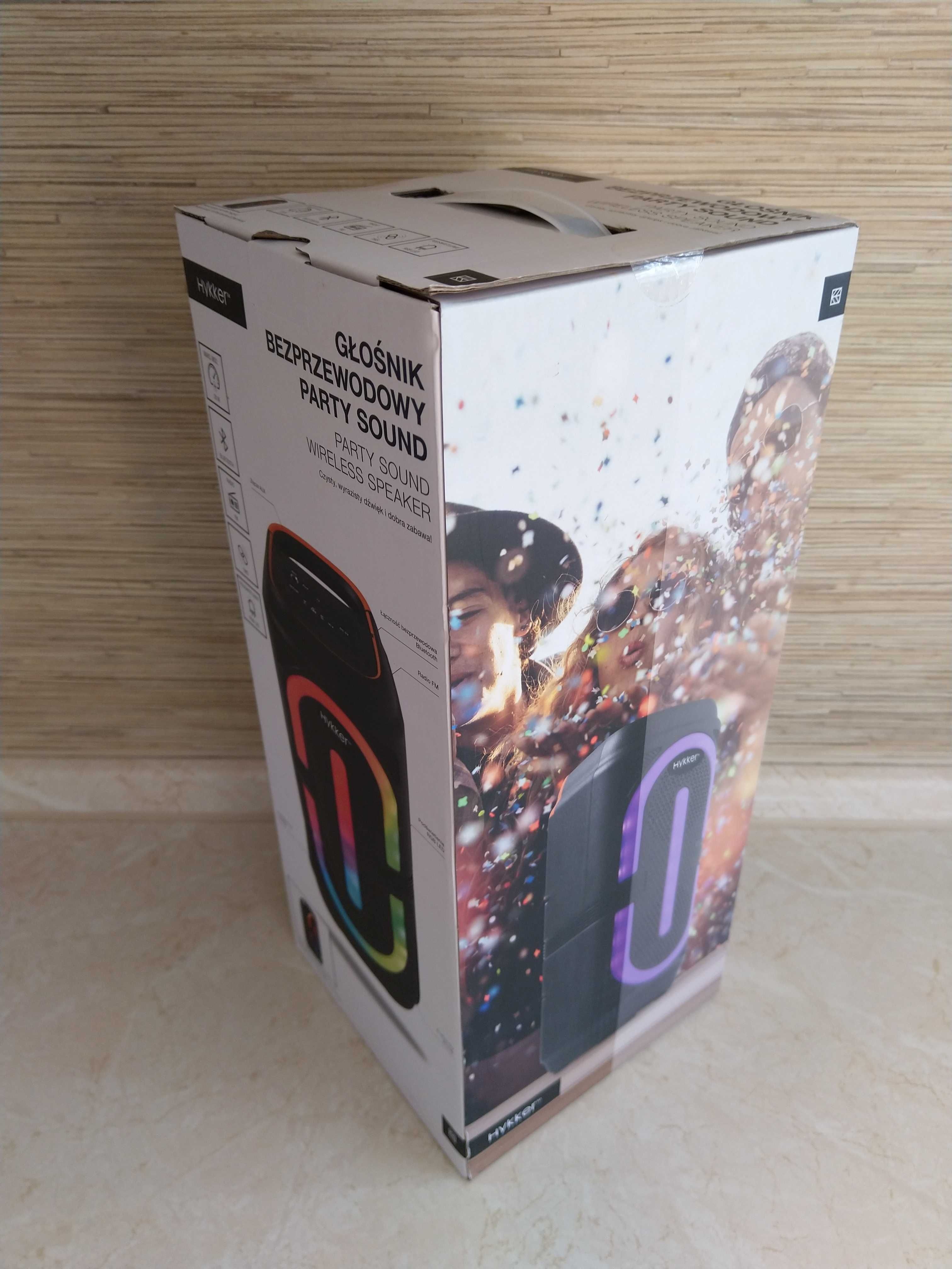 NAJTANIEJ Głośnik Bezprzewodowy PARTY Radio USB LED Bluetooth Wysyłka