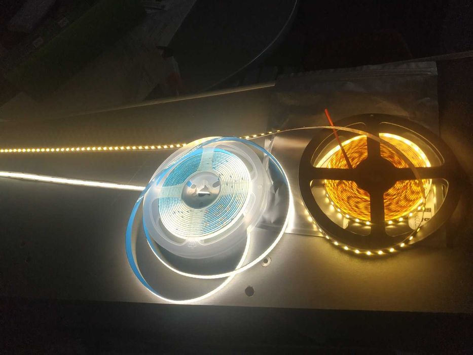 COB стрічка LED 12В/24В 12Вт/м 3000K/4000K/6000K IP20 5м великий вибір