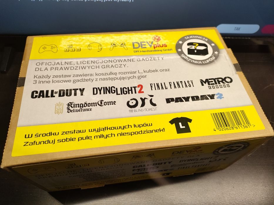 PLAION Tajemnicza Skrzynka Łupów Nowa Mystery box gamingowy