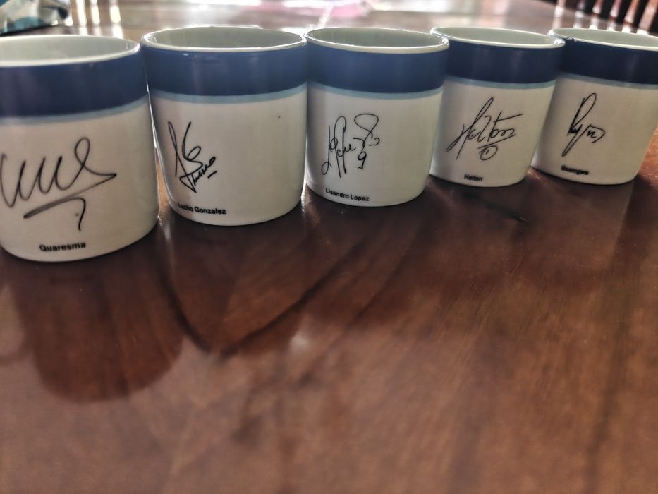 Chávenas de café assinadas FCPorto