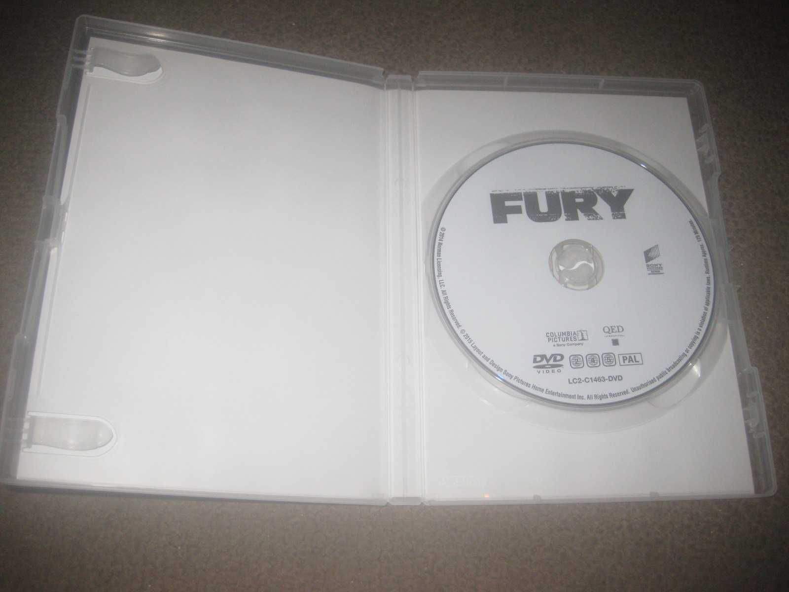 DVD "Fúria" com Brad Pitt