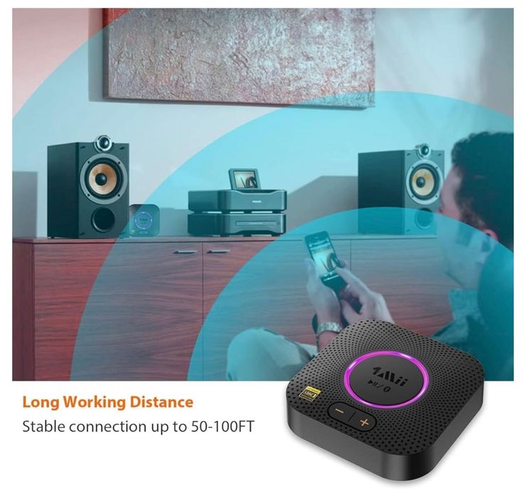 1Mii B06S+ LDAC Odbiornik Bluetooth 5.2