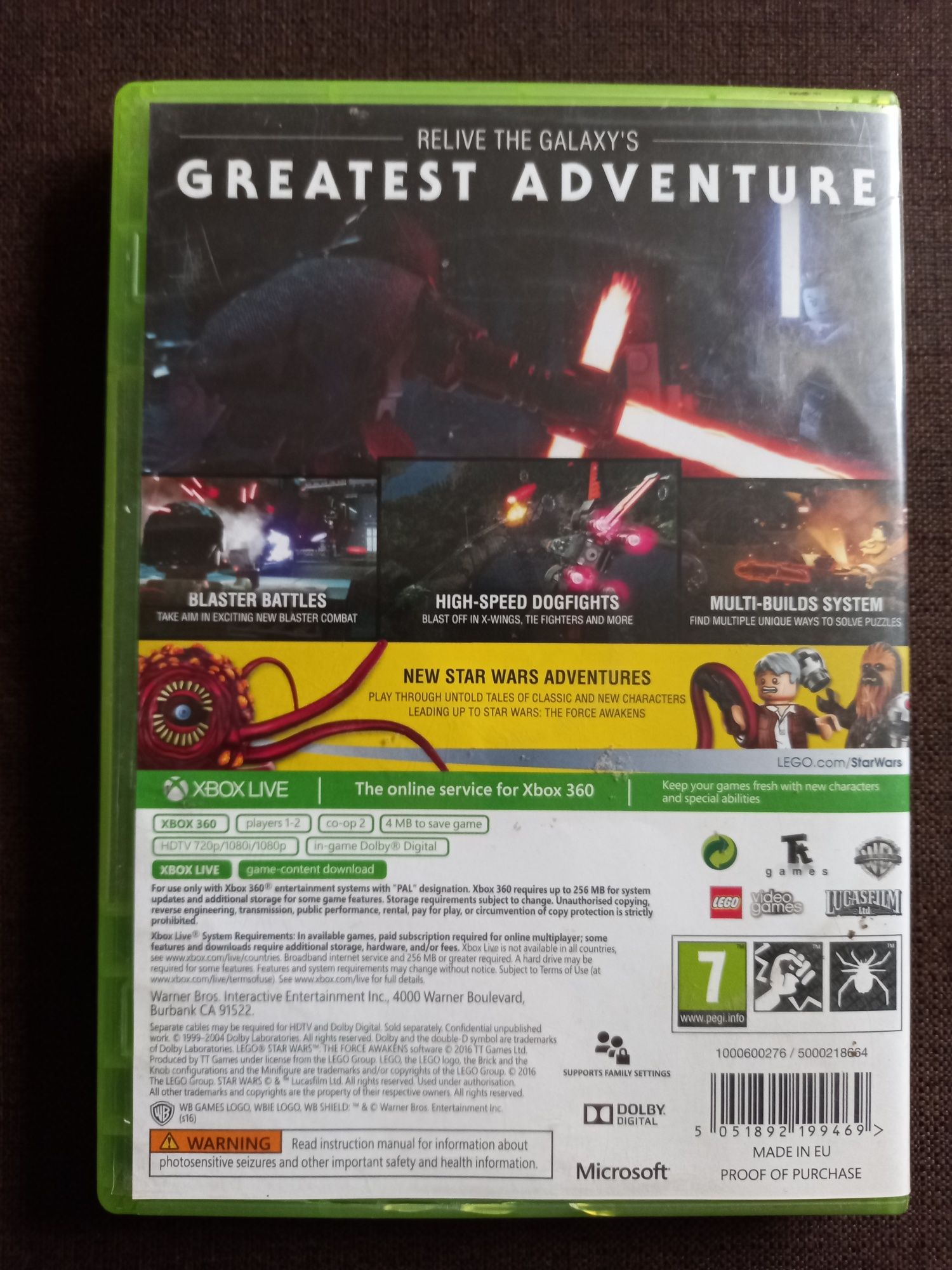 Gra Lego Star Wars Przebudzenie Mocy na xbox 360 Gwiezdne Wojny