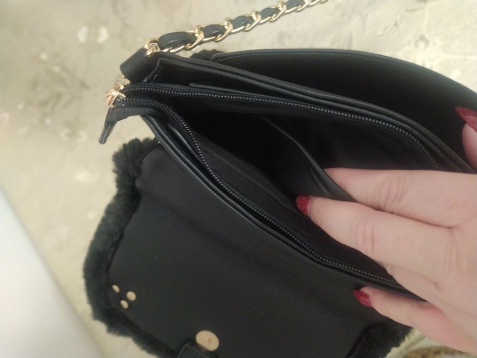 Nowa z metką Torebka co&coo fashion z futerkiem