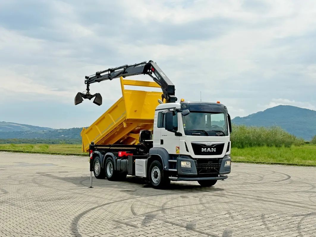 MAN TGS 26.400 *WYWROTKA 4,75m *HIAB X - HIDUO 188 E-3/PILOT *6x4 *STAN BDB