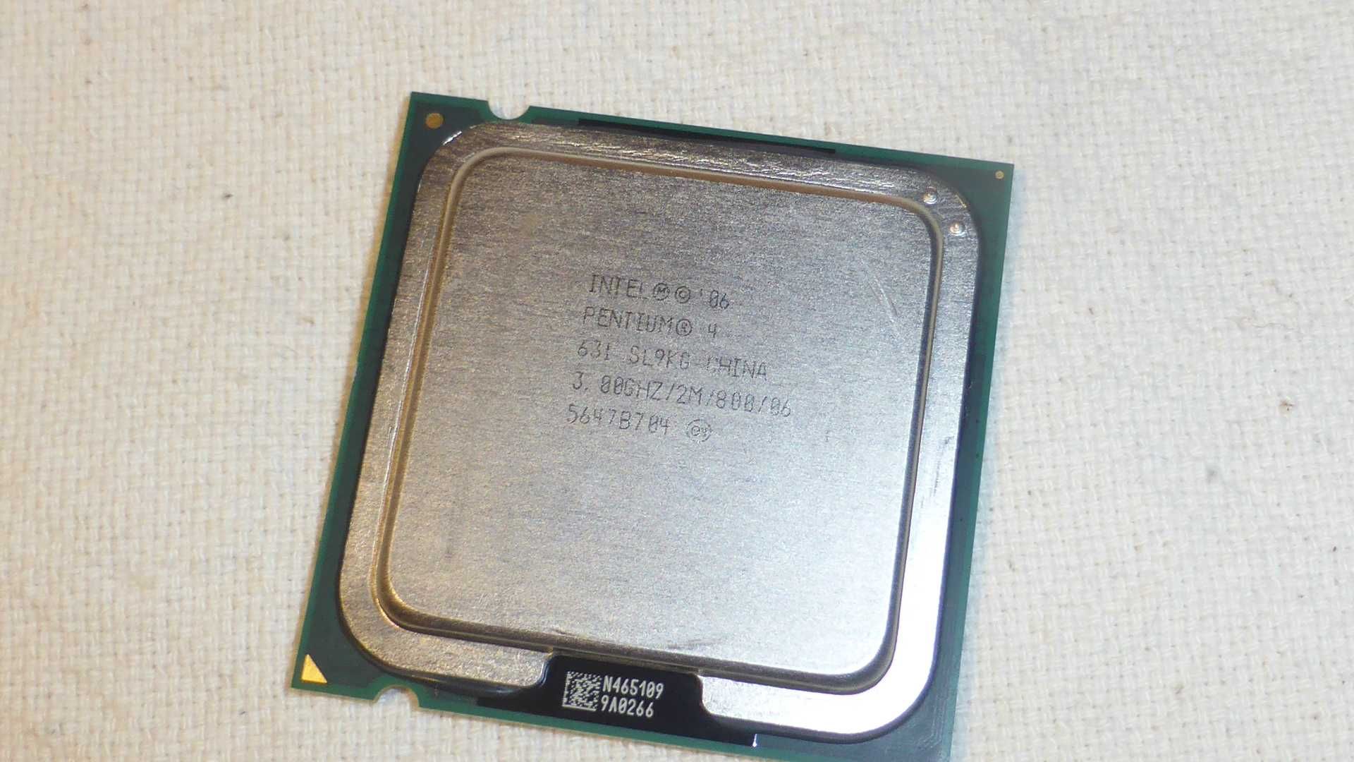 CPU Intel Pentium 4, socket 775