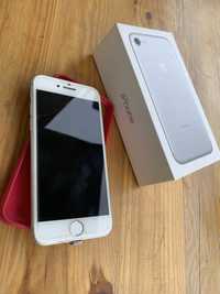 iPhone 7 32GB Silver Srebrny sprawny bdb stan bez blokad dodatki