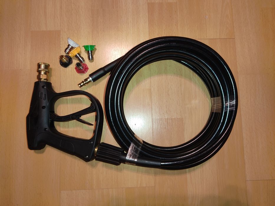 Mangueira para Karcher + kit bicos de lavagem nova