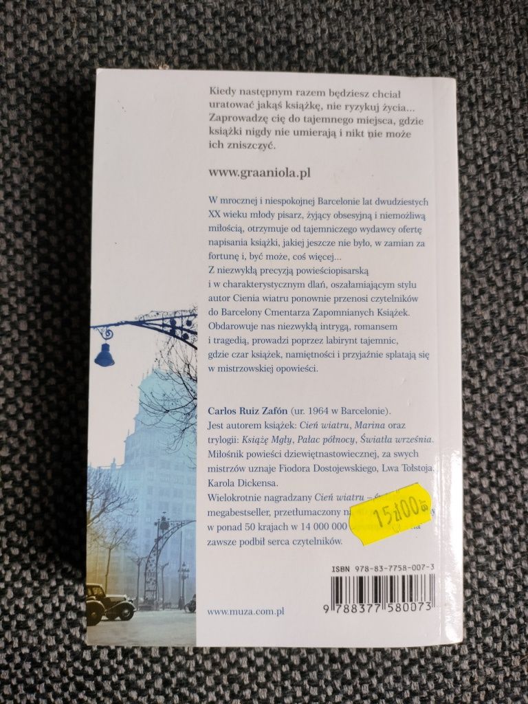 Gra Anioła-Carlos Ruiz Zafon