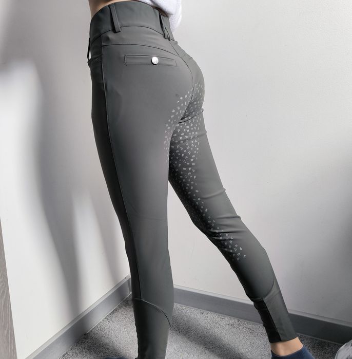 Bryczesy pomme Equestrian 38 M pełny silikon