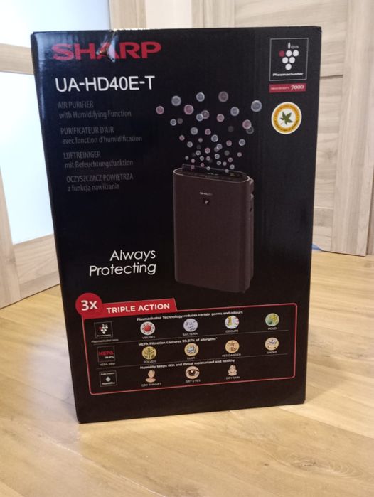 Oczyszczacz nawilżacz powietrza SHARP UA-HD40E-T