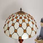 Lampa witrażowa stojąca
