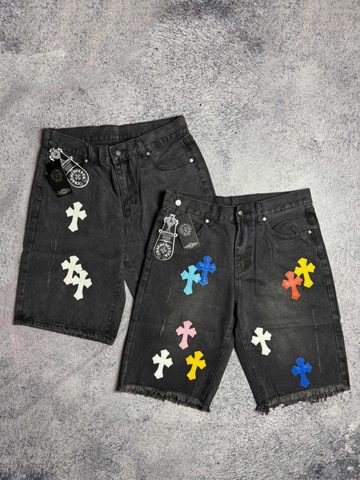 ‼️РОЗПРОДАЖ‼️ Шорти Chrome Hearts drip drill