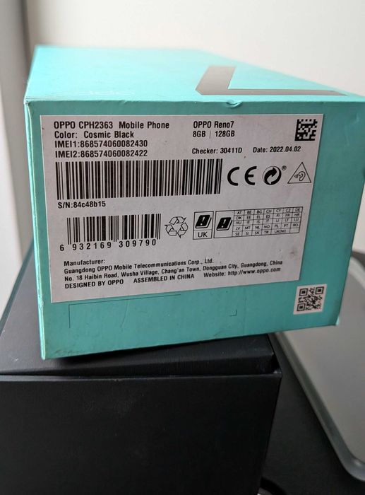 OPPO Reno 7 128GB 8GB smartfon + etui
