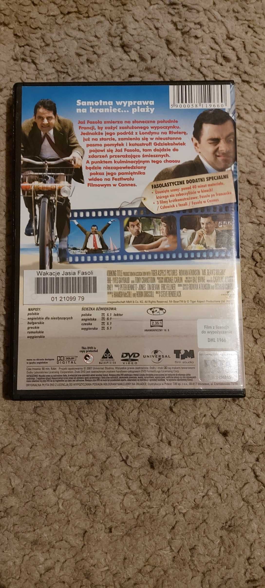 Wakacje Jasia Fasoli i nadciąga totalny kataklizm 2 filmy na dvd