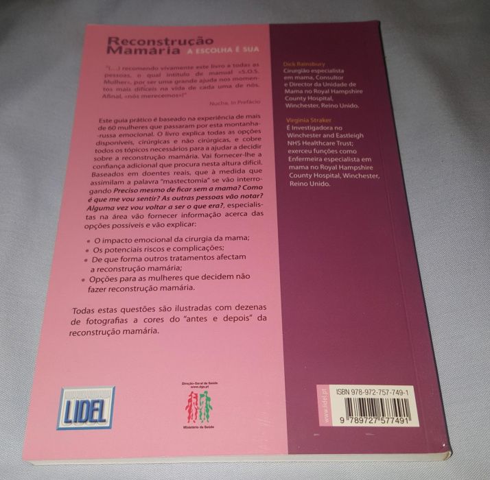 Reconstrução mamária a escolha é sua prefácio por Nucha _ Laço