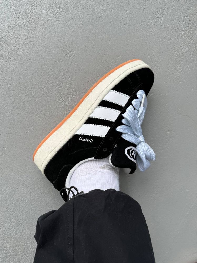 Жіночі кросівки Adidas Campus 00s Core Black  | адідас кампус